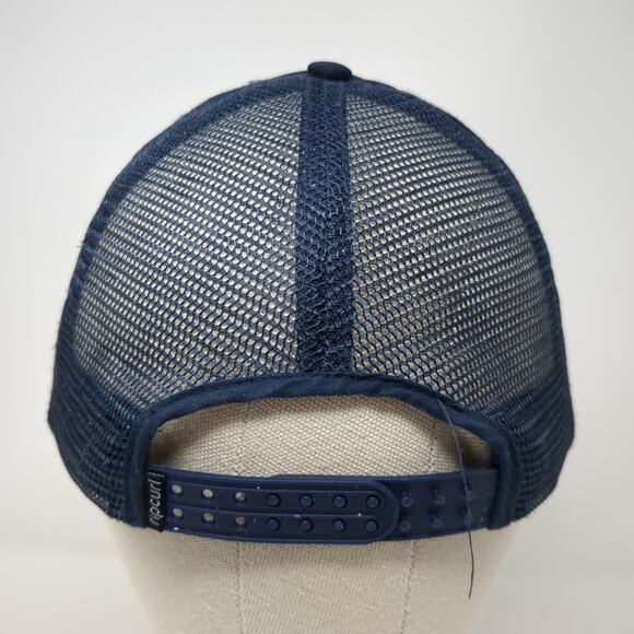 Aloha Surf Rip Curl Snapback Trucker Hat Blue One Size Floral Mesh Back - Picture 6 of 8